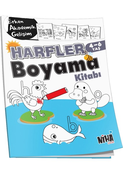 Eag Harfler Boyama Kitabı 4-6 Yaş