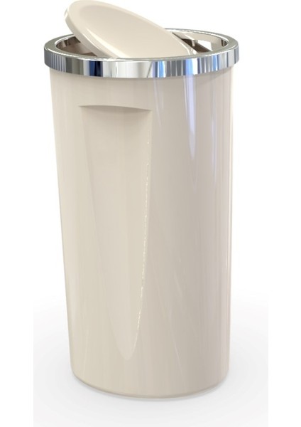 M-E76-09 Lenox Çöp Kovası Bej 35 Lt
