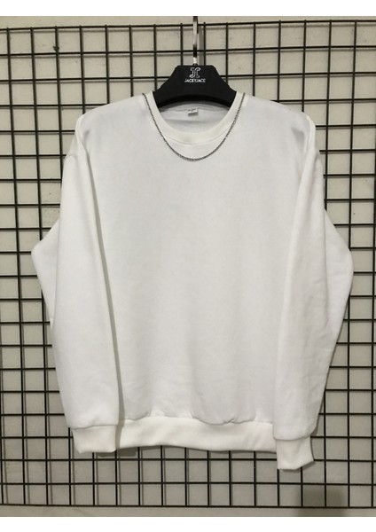 Oversize Sweatshirt 3 Iplik Şardonlu