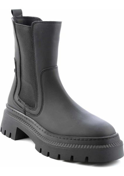 Mat Siyah Kadın Bot ve Bootie K025381111