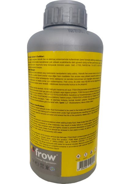Dot 3 Hidrolik Fren Yağı 500 ml
