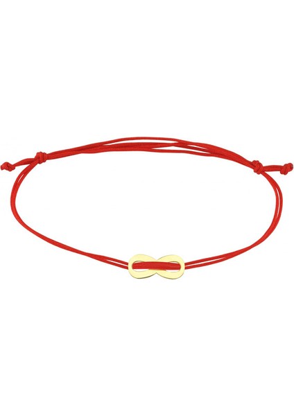 14 Ayar Altın Sonsuzluk Ipli Bileklik