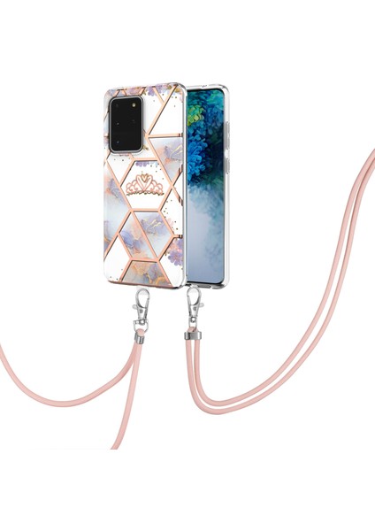 Samsung Galaxy S20 Ultra / S20 Ultra 5g Için Mermer Desenli Yumuşak Tpu Kordonlu Darbeye Dayanıklı Kılıf (Yurt Dışından) fiyatları