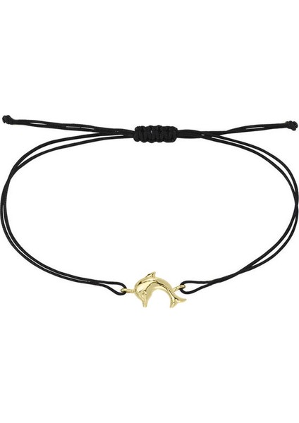 14 Ayar Altın Yunus Balığı Ipli Bileklik fiyatları