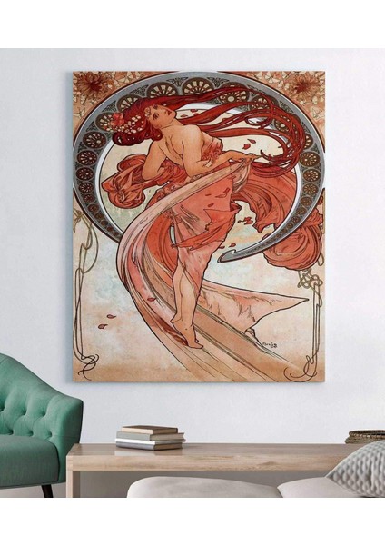 VeraStore Alphonse Mucha'nın Dansı Kanvas Tablo