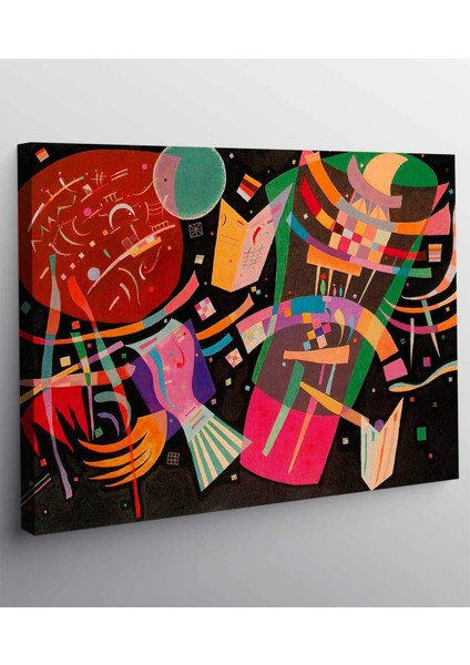 VeraStore Kandinsky-W.-Kanvas Tablo Kompozisyon 10