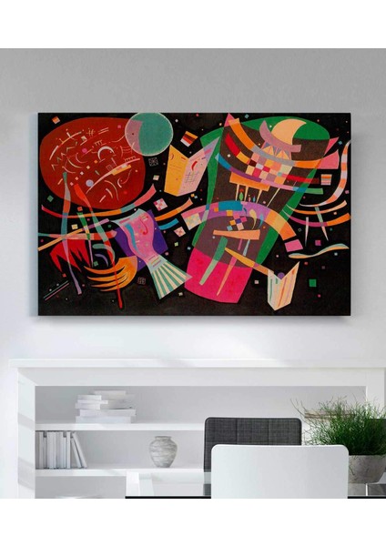 VeraStore Kandinsky-W.-Kanvas Tablo Kompozisyon 10 fiyatları