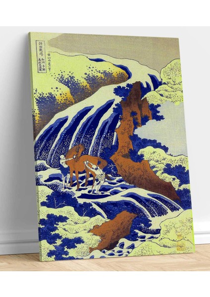 VeraStore Hokusai K. Yoshitsune'nin Atını Yıkadığı Yer Kanvas Tablo