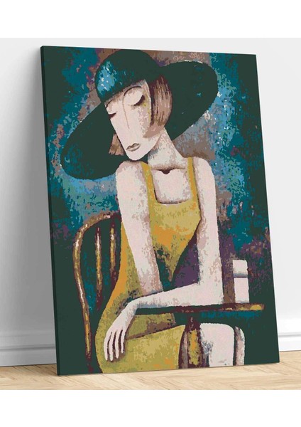 VeraStore Kanvas Tablo Bayan Cafe Iı