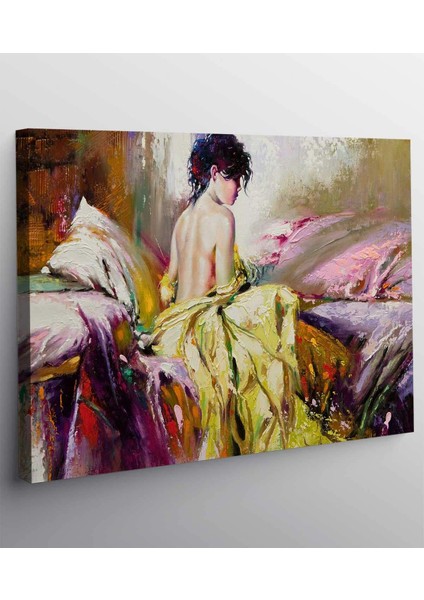 VeraStore Kız Portre Kanvas Tablo