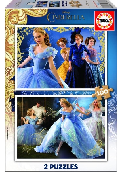2X100 Cinderella Yapboz Puzzle