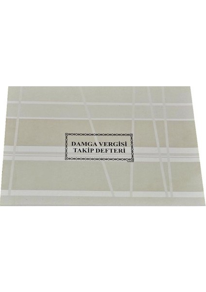 Damga Vergisi Defteri 40 Yaprak Numaralı