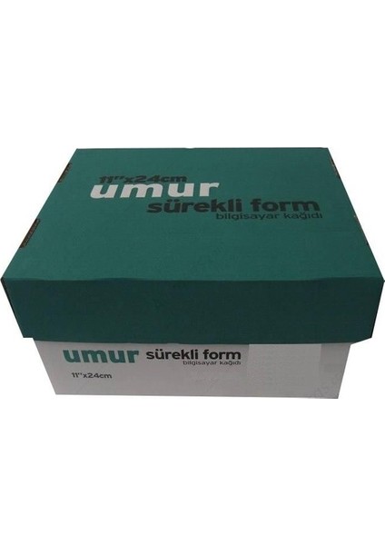 UMUR 3 NÜSHA 500LÜ 60 gr BİLGİSAYAR KAĞIDI 11 x 24 cm