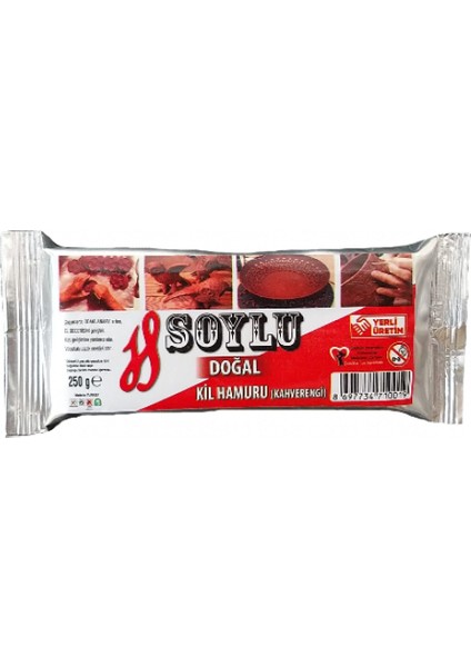 Doğal Kil Hamuru 250gr Kahve