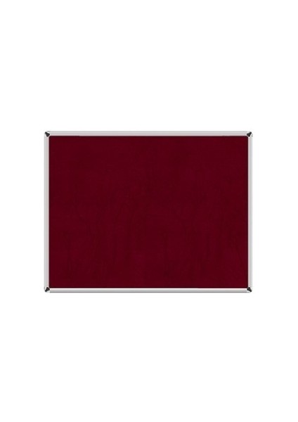 120x200 Bordo Kumaşlı Pano