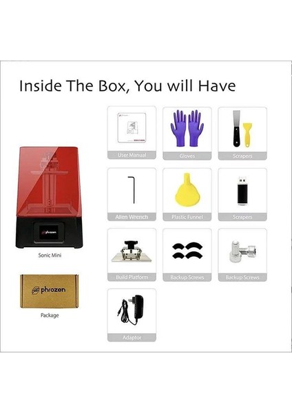 Sonic Mini LCD 3D Yazıcı indirimleri