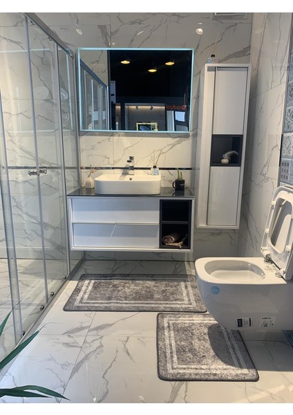 Tracy 2'Li Lateks Taban Banyo Paspas Takımı