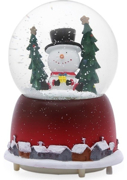 Yılbaşı Temalı Orta Boy Kar Küresi Işıklı Müzikli 12 cm fiyatları
