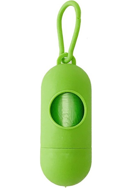 Kapsül Şeklinde Taşıma Aparatlı Dışkı Poşeti Yeşil