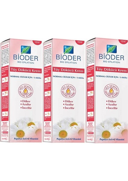 Tüy Dökücü Krem 3X100ML