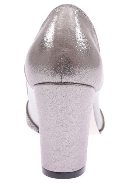 255 Kadın Silver Taşlı Transparan Topuklu Ayakkabı fırsatları