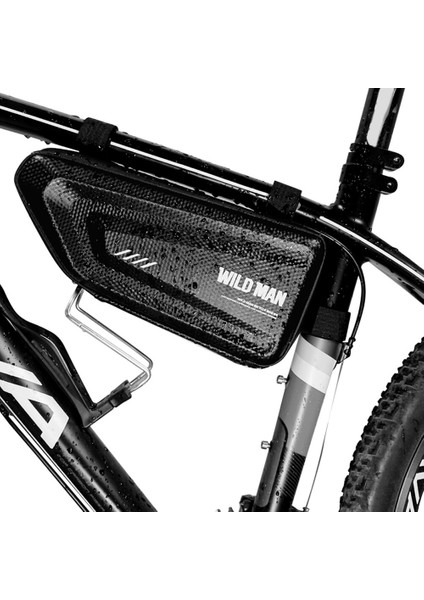 Mtb Çanta Paketi Bisiklet Aksesuarları Su Geçırmez Bisiklet Çantası Mtb Ön Çerçeve Ön Çerçeve Sert Kabuk Saklama Çantası (Yurt Dışından)