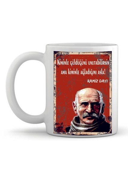 Ramiz Dayı Baskılı Retro Bardak