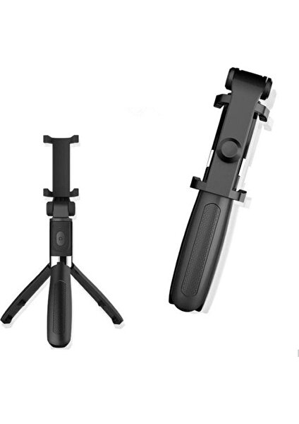 Uzaktan Kumandalı Bluetooth Selfie Çubuğu 3 Ayaklı 60 cm Tripod  L01