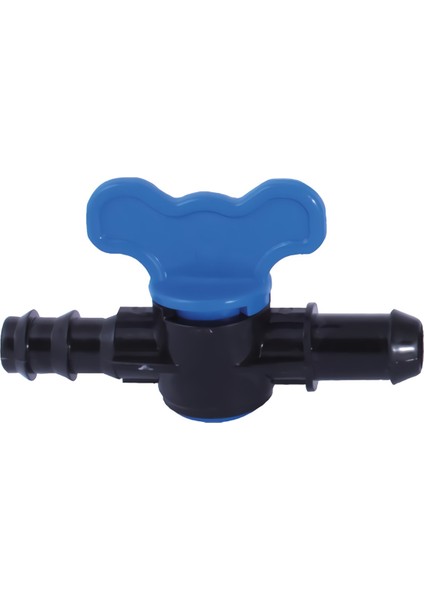 Damla Sulama Plastik Küresel Boru Vanası Çıkış Nipelli (100 Adet) 16X17 mm