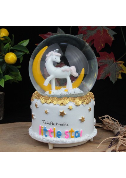 Püskürtmeli Kar Küre Müzikli Işıklı Unicorn Model Büyük Boy Sevgiliye Hediye modelleri