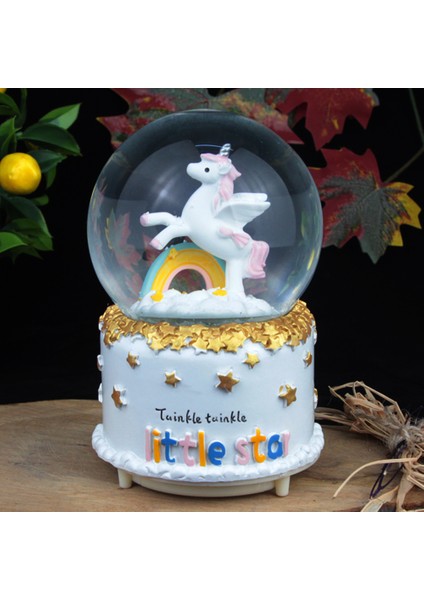 Püskürtmeli Kar Küre Müzikli Işıklı Unicorn Model Büyük Boy Sevgiliye Hediye indirimleri