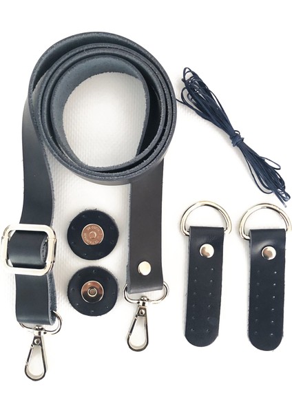 Atölyesi Deri Çanta Sapı Aksesuarlı 120 Cm Mıknatıslı Çıtçıt Mumlu Ip Set fiyatları