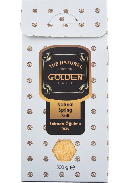 Premium Natural Spring Salt Doğal Kaynak Tuzu 500 gr (Sarı Tuz, Altın Tuz, Hamo Tuzu)