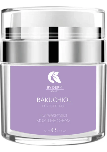 By Derm Beauty Bakuchiol Nemlendirici ve Koruyucu Bakım Kremi - Hydrate & Protect Moisture Cream 50ML