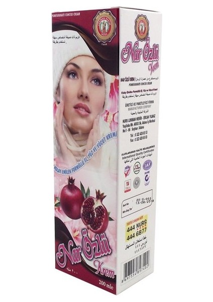 Nar Özlü Krem 200 ml