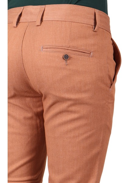 Somon Diyagonal Slim Fit Spor Keten Pantolon fiyatları