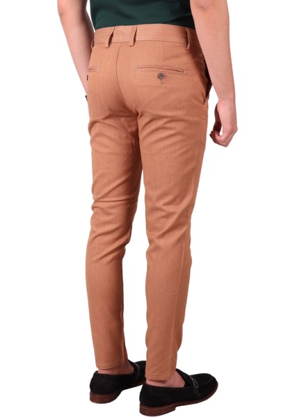 Somon Diyagonal Slim Fit Spor Keten Pantolon modelleri