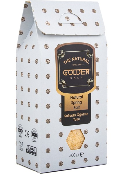 Premium Natural Spring Salt Doğal Kaynak Tuzu 500 gr (Sarı Tuz, Altın Tuz, Hamo Tuzu)