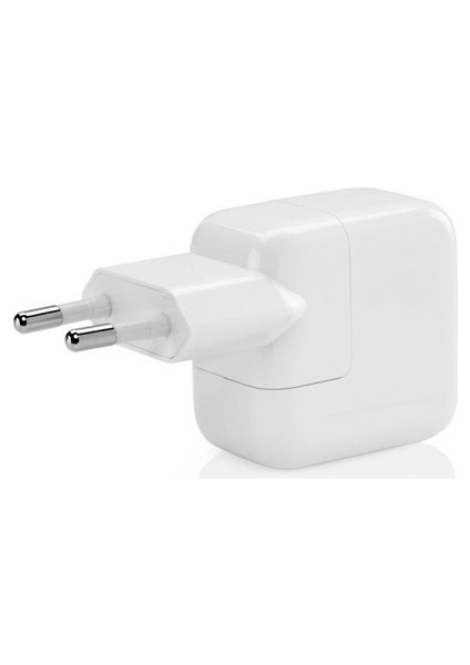 15.5W Çift Girişli Apple iPod iPhone iPad 1-2-3 Şarj Adaptörü + IMF Sertifikalı Makaralı Kablo (Oem)