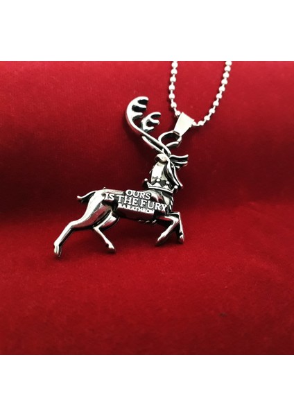 Gümüş Renk Geyik Kolye fiyatları