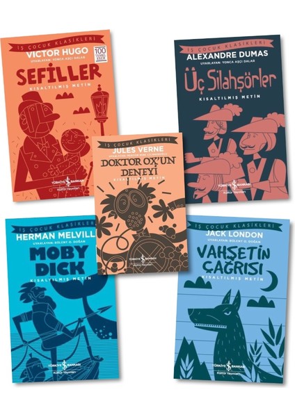 Sefiller - Üç Silahşörler - Doktor Ox'un Deneyi - Moby Dick - Vahşetin Çağrısı - 5 Kitap