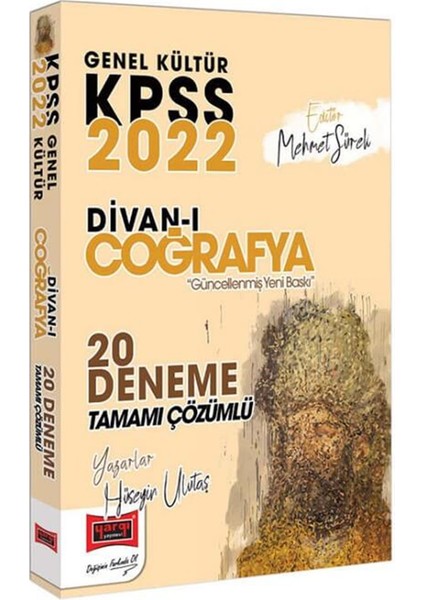 2022 KPSS Genel Kültür Divanı Coğrafya Tamamı Çözümlü 20 Deneme