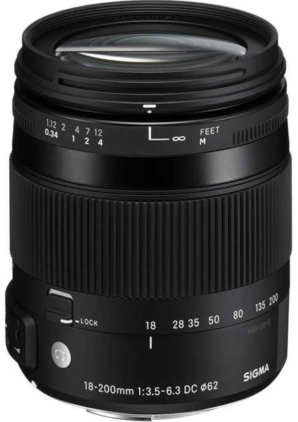 18-200 mm F/3.5-6.3 Dc Macro Os Hsm | C Sony A