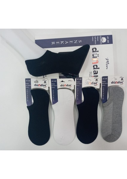 Erkek 4'lü Koku Yapmaz Dikişsiz Yazlık Coton Görünmez Sneakers Çorap