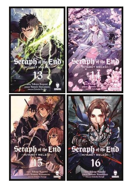 Seraph Of The End 13-14-15-16. Ciltler Manga Seti - Takaya Kagami