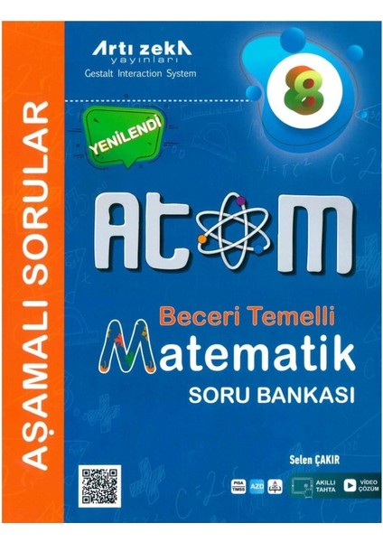 Artı Zeka Yayınları 8. Sınıf Matematik Atom Aşamalı Soru Bankası