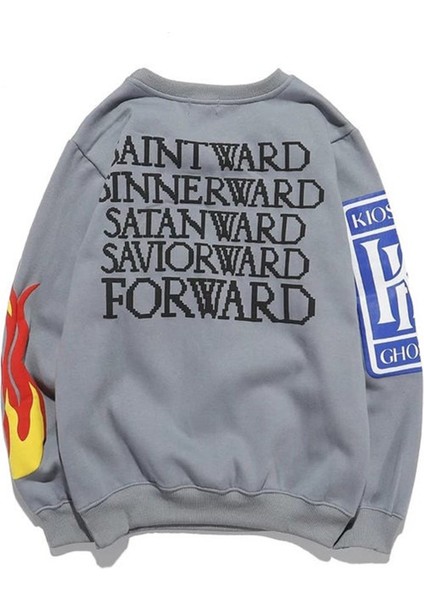 Mad Girls Füme Baskılı Oversize Sweatshirt MG1207 fiyatları