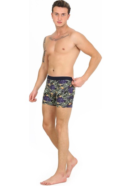FPB8001 Desenli Erkek Boxer