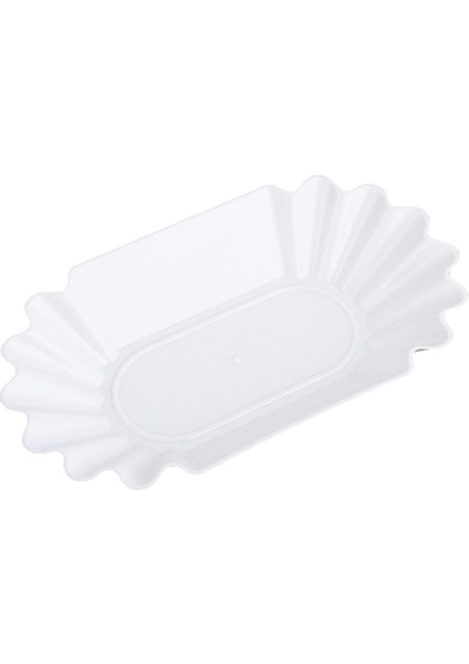 Kahve Çekirdeği Plastik Oval Servis Tepsi (Yurt Dışından)