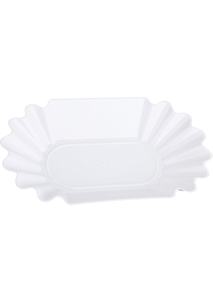 Kahve Çekirdeği Plastik Oval Servis Tepsi (Yurt Dışından)